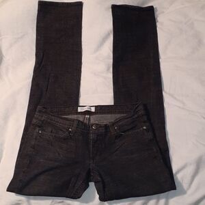 Tory Burch‎ Habitual Blackout Straight Leg Jeans 28